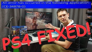 PS4 Error CE348780 FIX for PS4 [upl. by Gracye]