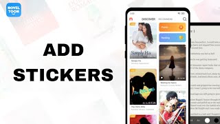 How To Add Stickers On NovelToon App [upl. by Amat]