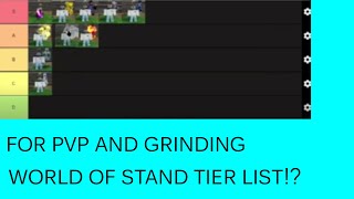 up to date World Of Stands tier list [upl. by Shaylyn]