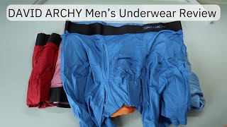 DAVID ARCHY Mens Underwear Rayon Made from Bamboo 7Pack [upl. by Naivad772]