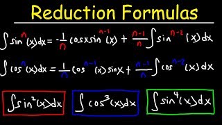 Reduction Formulas For Integration [upl. by Etterrag219]