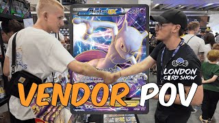 What It’s Like Selling at Londons BIGGEST Card Show London Card Show Vendor POV [upl. by Akinas]