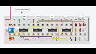 Comparador 2 bits [upl. by Dyson377]