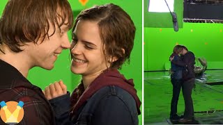 Hermione and Ron Kissing Behind the Scenes [upl. by Aset722]