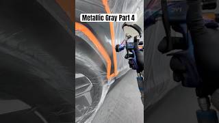 Glasurit 100 line Metallic Grey Application Part 4 [upl. by Culbert]