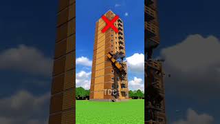 Minecraft swards vs Minecraft big building shorts minecraft trending vs [upl. by Lorant704]