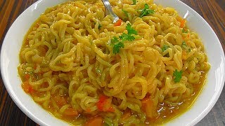 maggi masala noodles recipe5minutes spicy maggie noodles recipestreet style magi masala noodles [upl. by Pernell665]