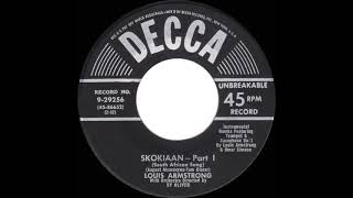 1954 Louis Armstrong  Skokiaan Parts 1 amp 2 [upl. by Anifad]