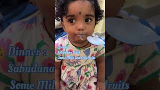 What My 1 Year Toddler Eat in A Day shorts trending youtubeshorts baby [upl. by Laden]