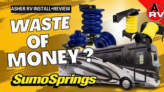 SumoSprings  Do They Work Class A F53 Ford Install  Review RV Motorhome [upl. by Ainevuol]