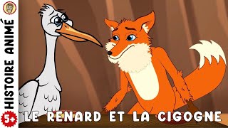 HISTOIRE POUR DORMIR pour enfantquotLE RENARD ET LA CIGOGNEquot Sendormir FACILEMENTConte pour dormir [upl. by Garrison760]