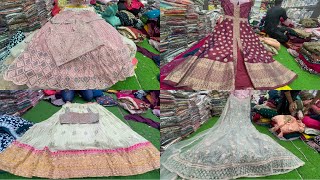 Chickpet Bangalore gowns lehangas ampready to wear sarees 1250 clearance salesingle piece courier [upl. by Aissej]