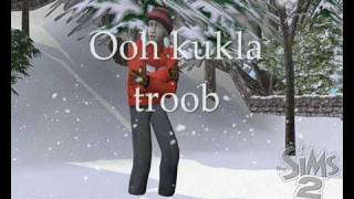 The Sims Christmas Song In Simlish  Lyrics amp Images [upl. by Nagel]