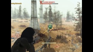 Fallout 76  Level 83 vs Legendary super mutants and big behemoth [upl. by Ingaborg]