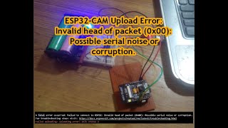 ESP32CAM uploading problem 2 [upl. by Amsirac652]