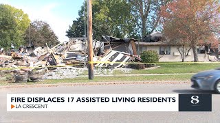 Fire Displaces 17 Assisted Living Residents La Crescent Minnesota [upl. by Erminie]