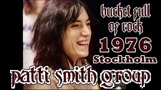 PATTI SMITH  Konserthuset  Stockholm  Sweden  1976  Live  Interview  Full  Multi Camera  TV [upl. by Farrel117]