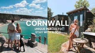 UNIQUE PLACES TO STAY IN CORNWALL  holiday vlog [upl. by Eiuol]