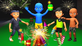 Happy Diwali 2024 Celebrate Diwali With Monty sonty Diwali Crackers Cartoon  Diwali Fireworks [upl. by Alrzc]