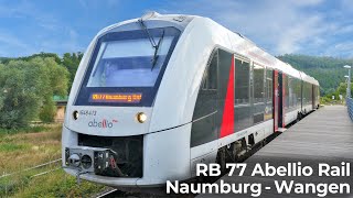 Die Unstrutbahn  4K Führerstandsmitfahrt Naumburg Saale  Wangen  Abellio Rail – LINT 41  RB77 [upl. by Notnirt]