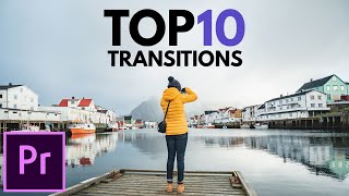 The Top 10 Premiere Pro Transitions You Get For FREE [upl. by Dincolo]