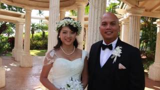 Howard amp Mika Wedding Reception Filmed At Cafe Julia Honolulu Hawaii [upl. by Gorski]