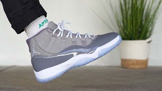 Air Jordan 11 COOL GREY 2021 Review amp On Foot [upl. by Aubine]