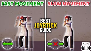 How To Find Your Best Joystick Size and Position  Fastest Movement Guide  Bgmi  Pubg Mobile [upl. by Mcintyre]