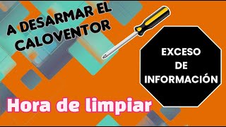 Hora de limpiar  Desarmar caloventor para su limpieza hazlo tu mismo diy howto limpieza [upl. by Allecsirp]