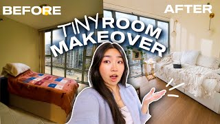 DIY Small Room Makeover  Extreme Bedroom Transformation [upl. by Daveta]