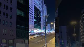 Baniyas metronightviewnightlifedubaidubaitravelbaniyametro outside night view [upl. by Iteerp]