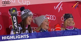 Shiffrin takes slalom for 7th World Cup win of season in Zagreb  Highlights [upl. by Hatcher]