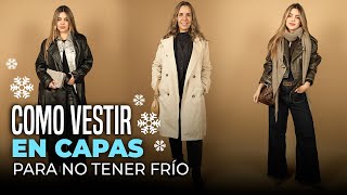 TIPS DE ESTILO Vestir en Capas para un Invierno Cálido✅ Dani Mateluna Asesora de Imagen [upl. by Cassell]