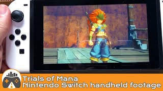 Trials of Mana Switch handheld footage [upl. by Nimocks]