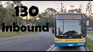 Brisbane City Bus 130 in 7am 7th June 2024 [upl. by Elesig797]