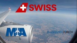 TRIPREPORT  Miami  Zurich  SWISS BUSINESS CLASS  Airbus A330300 [upl. by Anasxor437]