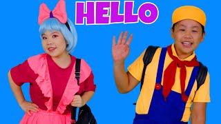 Hello Song  Kids Funny Songs [upl. by Teeter]