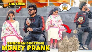 BLIND MAN DROPPING ₹500000 PRANK ON CUTE GIRL 😱 ₹500000 லட்சமா😨 Nellai360 [upl. by Lorolla]