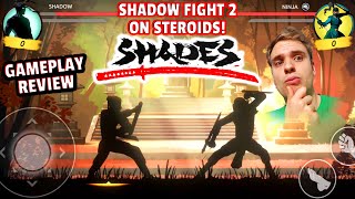 SHADES Gameplay  Review New NEKKI Game is Shadow Fight 2 Sequel with Shadow Fight Arena Design [upl. by Kcirrek]