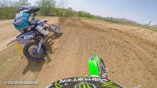 Austin Forkner vs Chase Sexton  SuperMini 2 Stroke  Dirt Bike Addicts [upl. by Jemimah26]