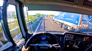 Pov Driving Iveco Stralis 500 Going To Vicenza 🇮🇹 GoPro 05 [upl. by Kiyoshi]