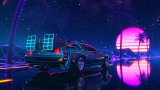 DeLorean  Ambient Synthwave Drive  4K Ultra HD 60fps [upl. by Andrej]