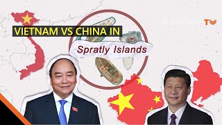 Vietnam VS China in Spratly Islands [upl. by Airdnahs]