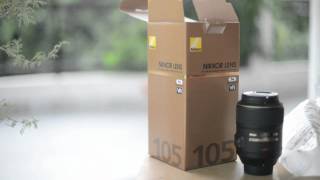 AFS VR MicroNIKKOR 105mm f28G IFED UNBOXINGmov [upl. by Deeraf]