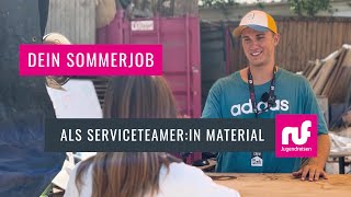 Sommerjob Serviceteamerin Material  ruf Jugendreisen [upl. by Eissolf824]