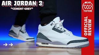 Air Jordan 3 Cement Grey [upl. by Eda]