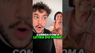 comida com inicial do nome livedobrino humor MundinhoBrino [upl. by Neelak]