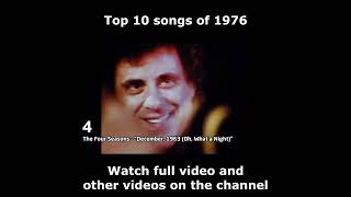 Top 10 songs of 1976 [upl. by Sharleen5]