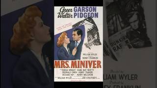 Part 1 of 4 Greer Garson 🇬🇧 Walter Pidgeon in MRS MINIVER moviereview oscars classicmovie [upl. by Nitz7]