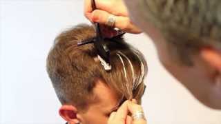 Pompadour haircut How to Modernize a Pompadour Mens Hair Coloring Highlights [upl. by Ro]